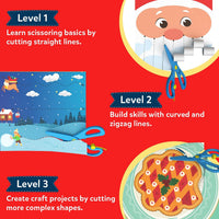 Skillmatics Snip, Scissor Skills, Felt Craft Activity - 6. Holiday Magic - image 4