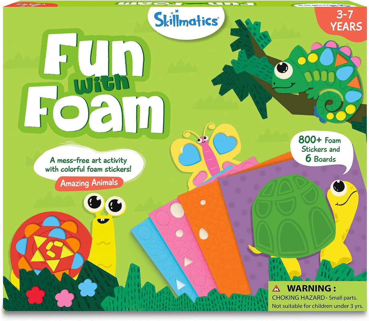 Skillmatics Fun with Foam Sticker Art, Animals, Craft Kit - 2. Animals