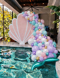 Pastel Rainbow Balloons Arch Garland Kit for Pastel Party Decor – Fun for Kids & Family - Mermaid - image 4