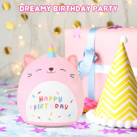 SQEQE Unicorn Cat Plush Kawaii Birthday Cat Plushies Pillow Cat - Caticorn Cat / Small - image 4