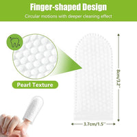 Pet Dental Care Finger Wipes, 60 Counts Teeth Cleaning Finger Wipes for Dogs & Cats, Reduces Plaque & Tartar Disposable Gentle Cleaning & Gum Care Pet Wipes
