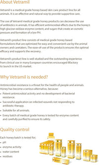 Vetramil® Auris – Natural Ear Care for Dogs & Cats – Soothes Irritation and Supports Healthy Ears – Medical-Grade Honey with Essential Oils – Non-Sticky – 1.69 oz (50 ml)