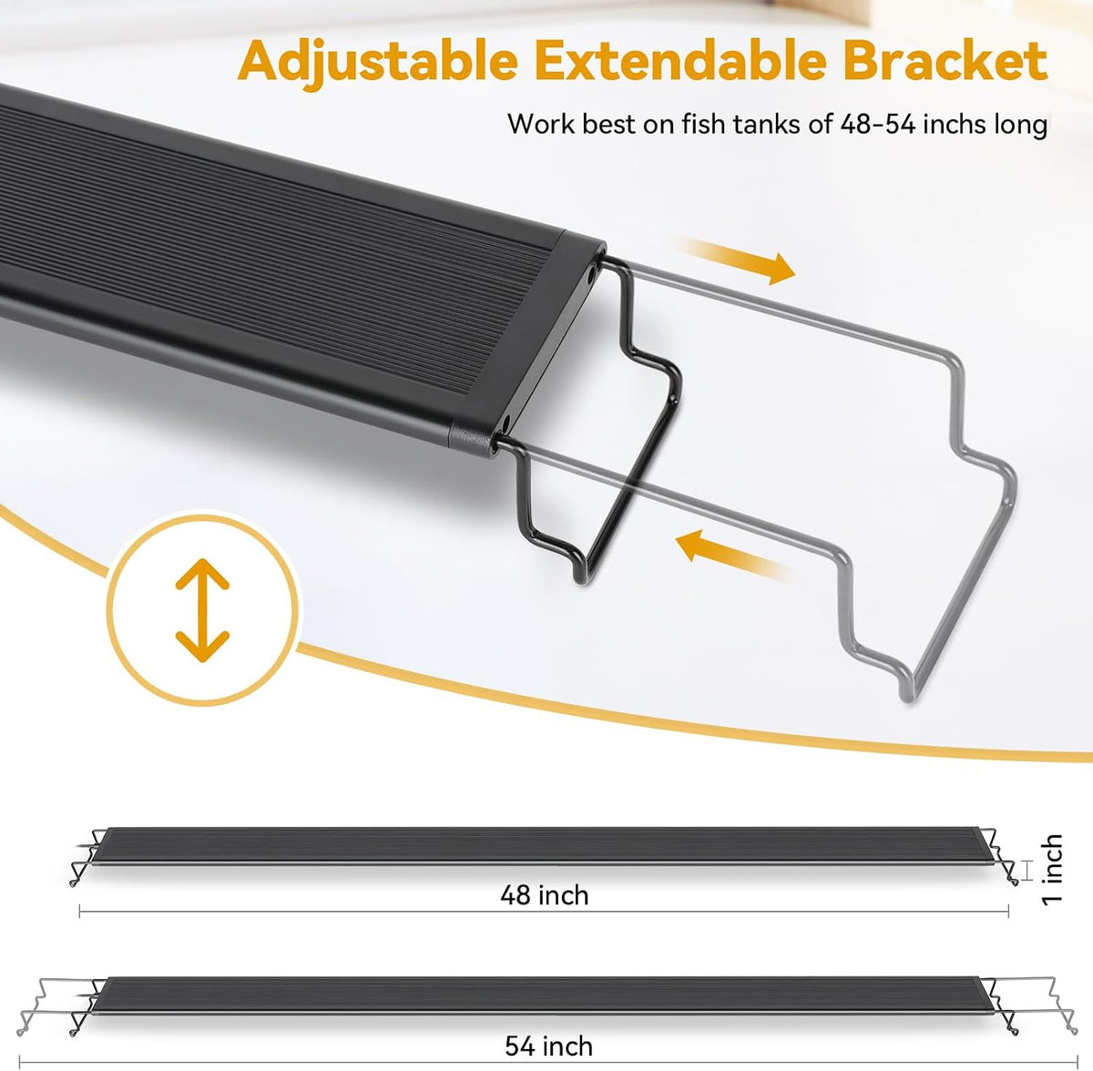 hygger 18W LED Aquarium Light, Sunrise Sunset Mode - 48"- 54" (48W) - image 3