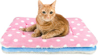 2 Pack Cat Blanket for Indoor Cats - Polka Dots / 22X15 in