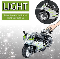 CYYSFIVQZ red 1:12 die cast motorcycle toy with lights, sounds and pull back motor - view 13