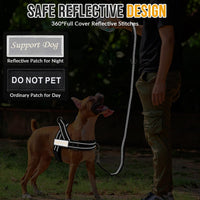 SlowTon No Pull Dog Harness and Leash Set, Heavy Duty - Black / Large - image 4