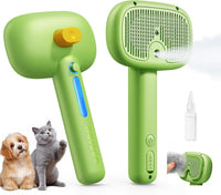 ROJECO 3-in-1 Pet Steam Brush - Green