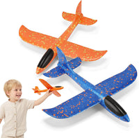 VCOSTORE 2 Pack Foam Airplanes for Kids - 2 Airplanes(small)