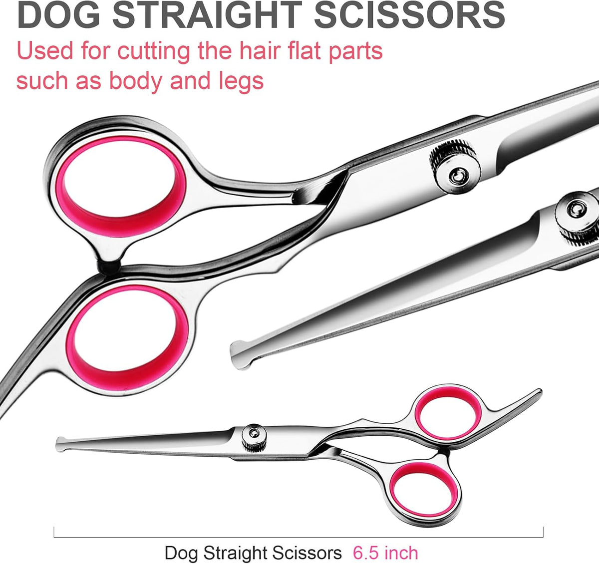 Dog Grooming Scissors Kit - Pink 5 Piece / 5 - image 2