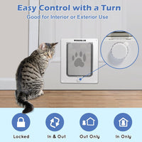 Wordcam X-Large Robust Cat Door for Interior/Exterior - White / X-Large - image 3