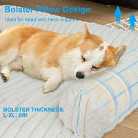 Luxurious Dog Couch Bed, Dog Couch Cover - X-Large(45*37*6 In) / White - image 2