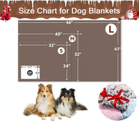 Stuffed Premium Soft Dog Blanket Washable - Brown / M(32x40") - image 3