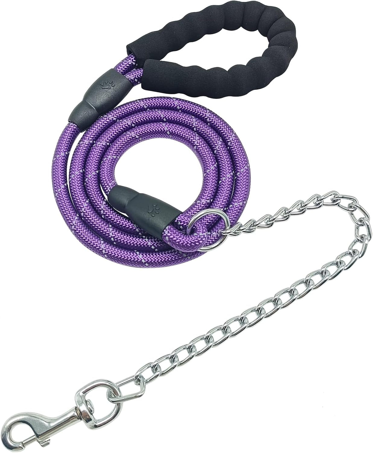 BTINESFUL 6FT Chewproof Dog Leash - purple