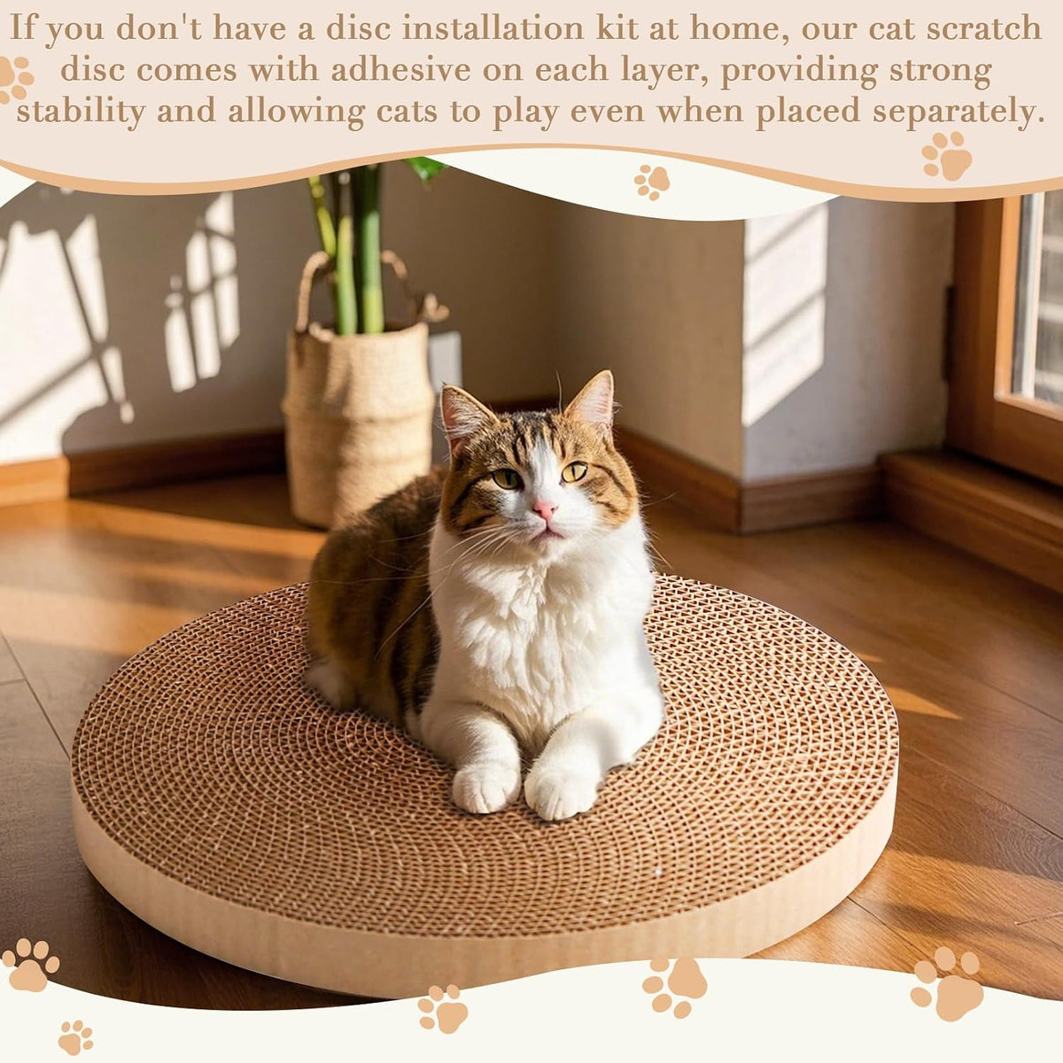 Round Cat Scratcher Replacement Pads -Circle Cat Scratcher Pad - image 3