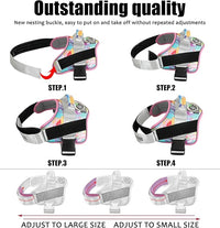 Bolux Dog Harness, No-Pull Reflective Dog Vest, Breathable Adjustable Pet Harness with Handle for Outdoor Walking - No More Pulling, Tugging or Choking (Medium (Pack of 1), OilPainting)