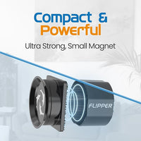 FL!PPER Pico Aquarium Glass Cleaner - Magnetic Fish Tank Cleaner, Scrubber & Scraper, Algae Remover, Aquarium Cleaning Tools