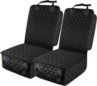 Waterproof Front Seat Car Cover 2 Pack, Full Protection – Essentials for Dogs - Black