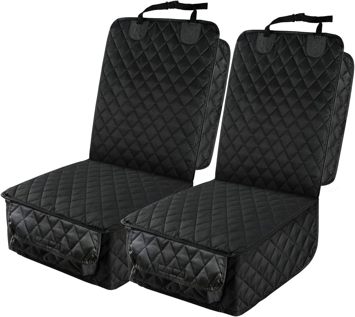 Waterproof Front Seat Car Cover 2 Pack, Full Protection – Essentials for Dogs - Black