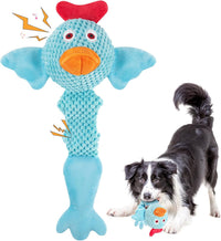 Fuufome Squeaky Dog Toys for Indoor Play with Small - Sky blue