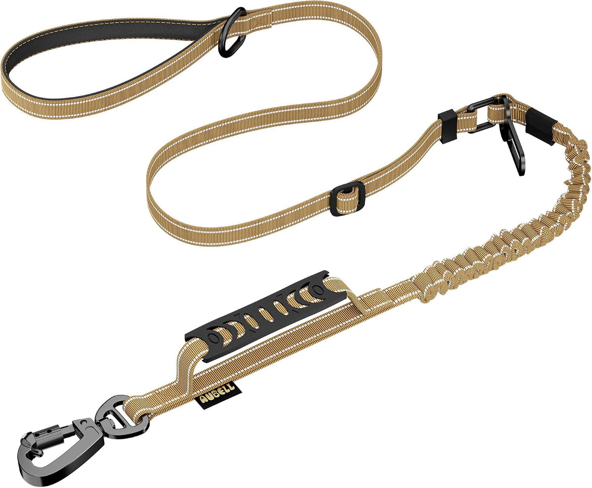 AUBELL Tactical Dog Leash Heavy Duty - Brown