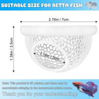 Floating Betta Hide & Shrimp Cave, 3D Printed Aquarium Decor - Ivory - image 2