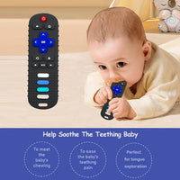ROBBEAR Baby Teething Toys - 1 pack-Black RC / 1 pack - image 4