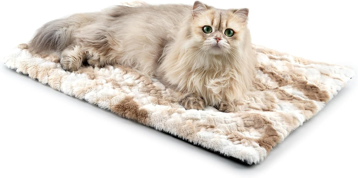 Self Warming Cat Pad, 24" x 18" - Brown / 24 x 18 in