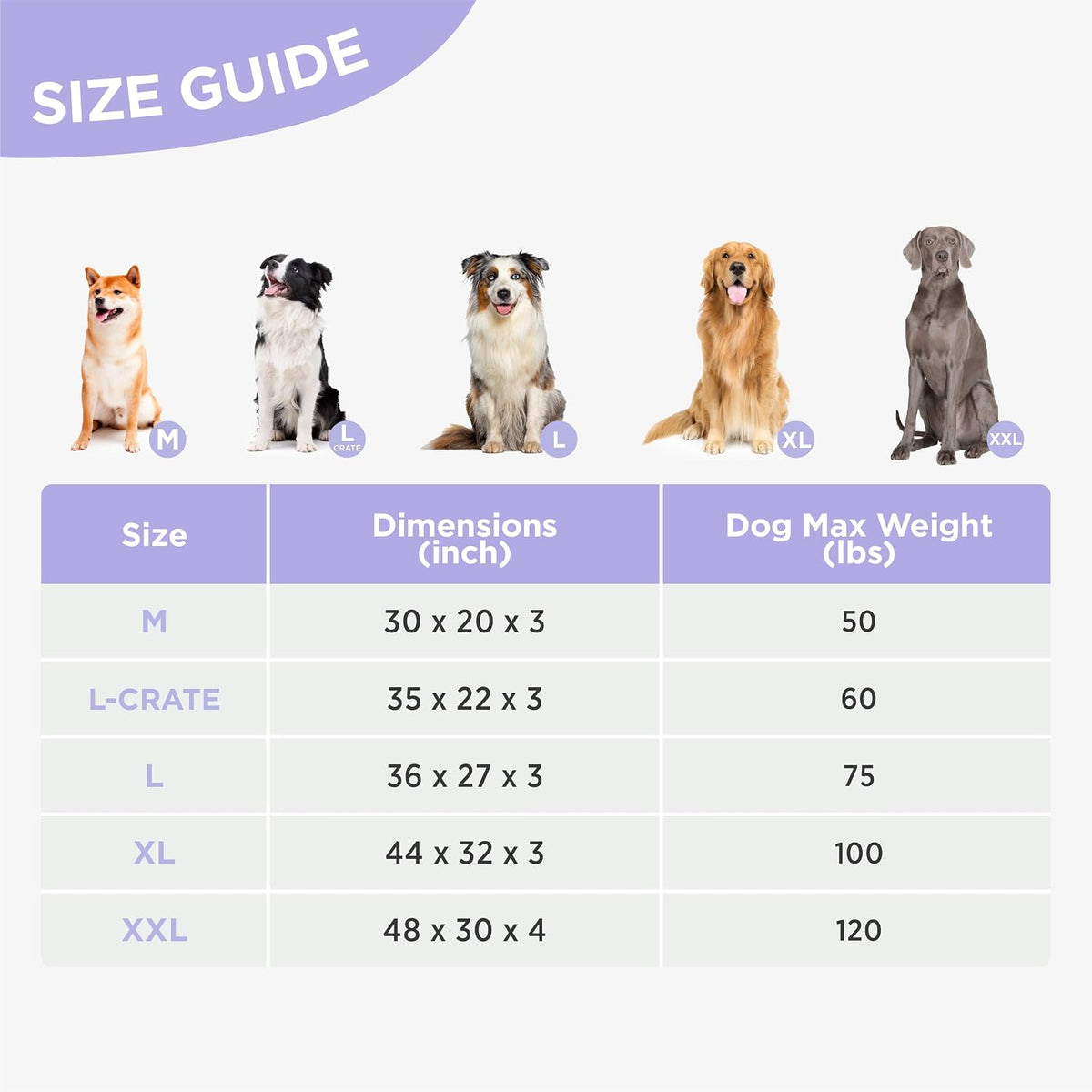 LE SURE Outdoor Waterproof Dog Beds Large Sized - 36"L x 27"W x 3"Th / Black - image 3