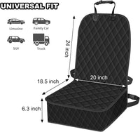 2 Packs Car Front Seat Cover for Dogs - 2 Pack-Black / 2pack - image 3