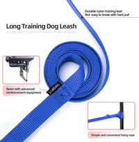 Dog/Puppy Obedience Recall Training Agility Lead, Great for Play - Blue / 15 Feet - image 3