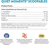 NaturVet Scoopables Quiet Moments Cat Calming Aid - Promotes Calm with Stressful Events Storms, Fireworks, Travel, Separation Anxiety - Cat Health Supplement w/Melatonin - Salmon Flavored | 5.5oz Bag