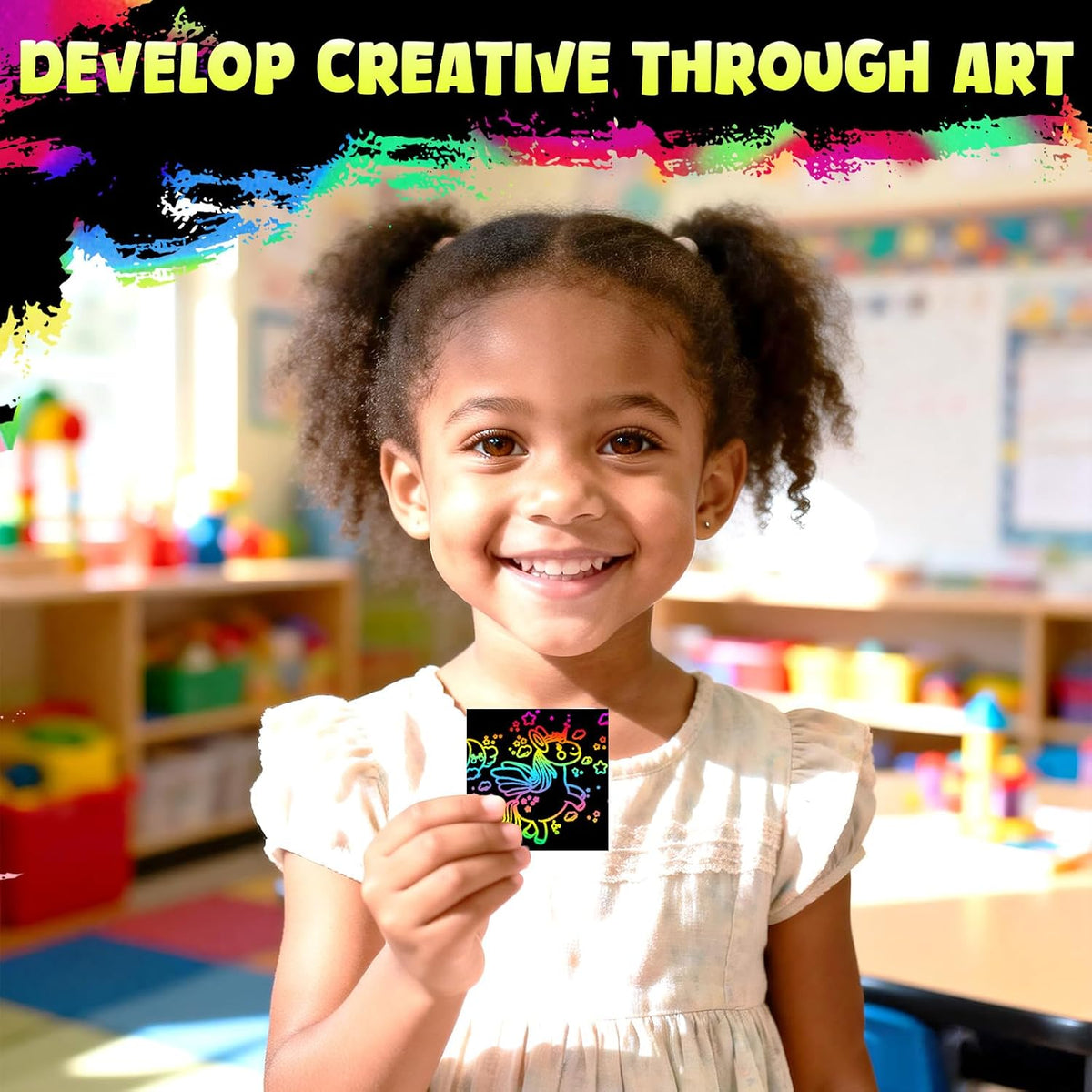 ZMLM 165 Rainbow Scratch Paper Art Mini Notes - Active Scratch Notes - image 4