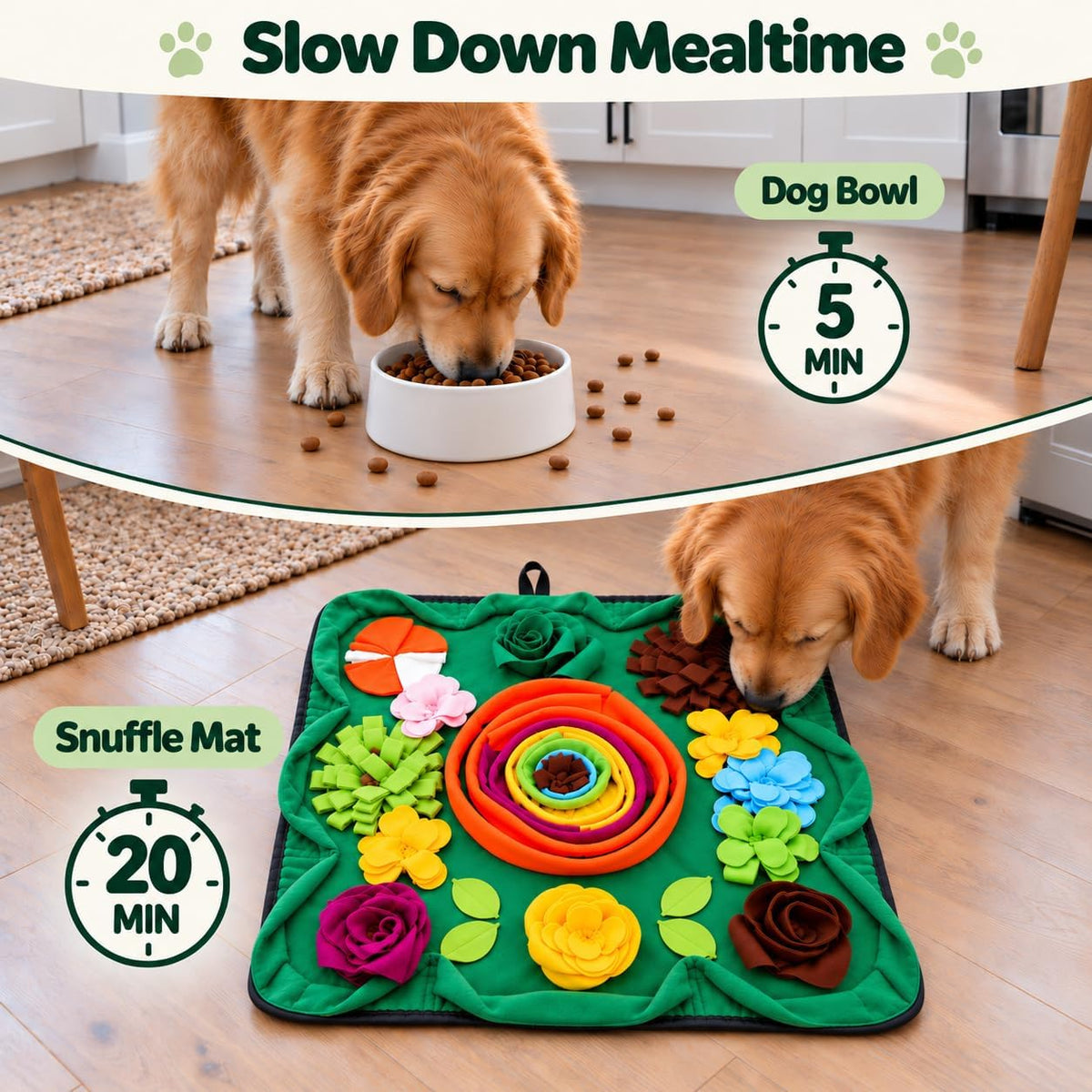 Vextronic Snuffle Mat for Dogs - Green - image 3