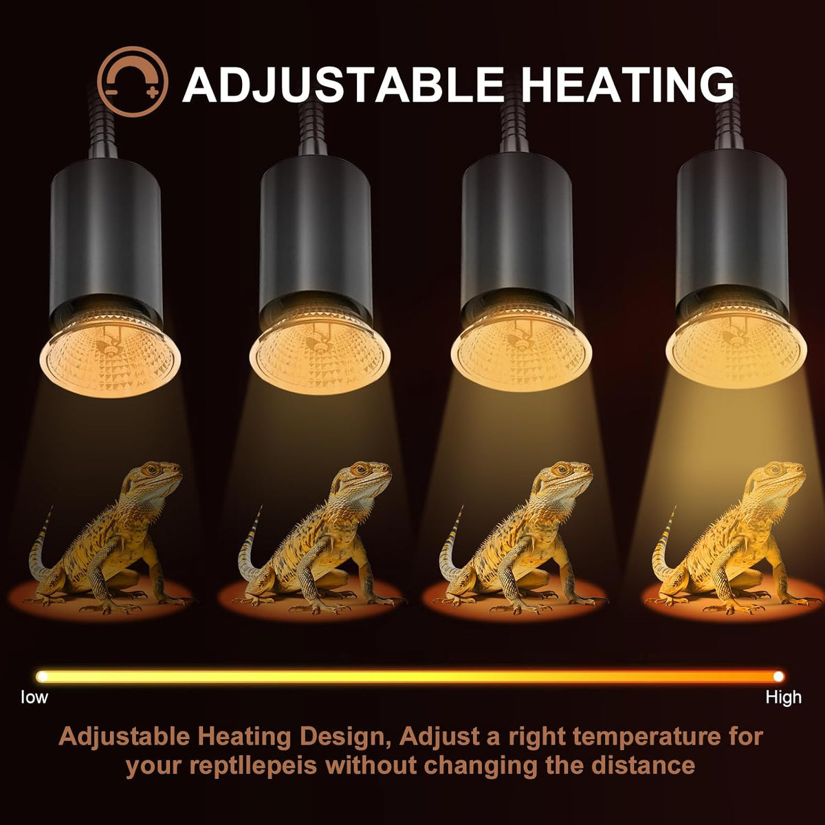 50W Uva Light Bulbs 4-Pack, Turtle Heat Lamp for Reptile – Essentials for Reptiles And Amphibians - 25.0 - image 4