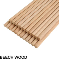 TDOCK 60 pack of wood rhythm lummi sticks for kids in six bright colors - view 7