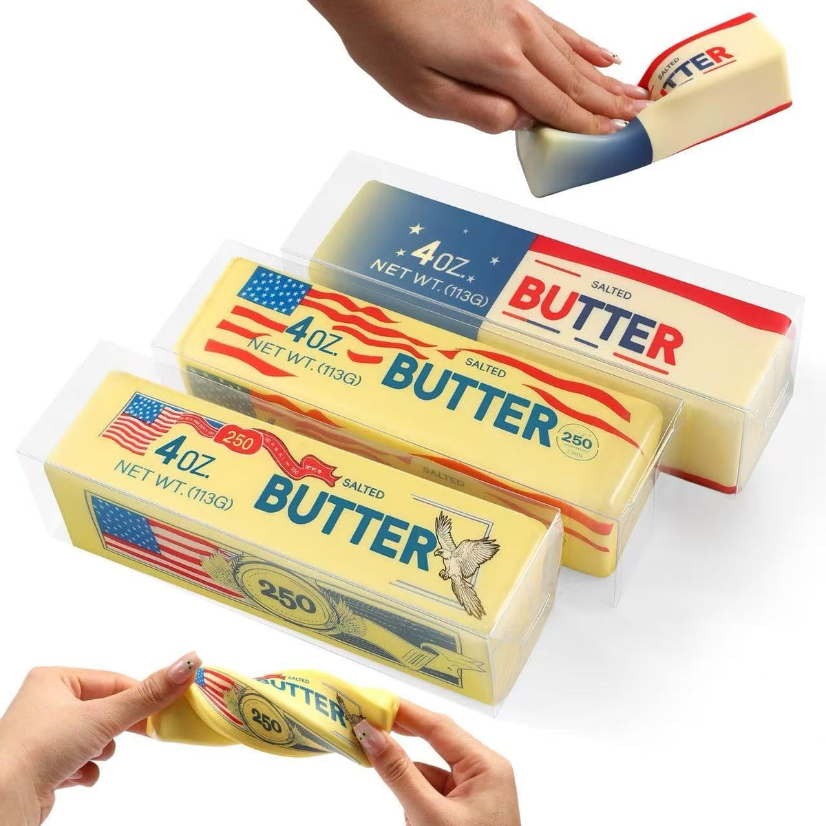 Big Butter Squishy, Giant Squishies Butter 14 OZ - 3 Pack Butters