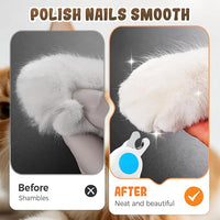 Pets Nail Clippers with Light, Cat Dog Nail Clippers with Built-in Nail File, Sharp Blades, Portable Cat Nail Clipper, Cats Claw Trimmer, Adjustable Claw Clippe for Cats (Style B)