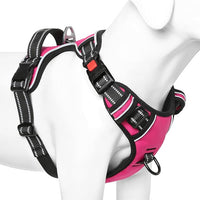 Timos No Pull Dog Harness, No Choke Front Lead Dog Reflective Harness, Adjustable Soft Padded Pet Vest with Easy Control Handle for Small Medium Large Dogs, XS