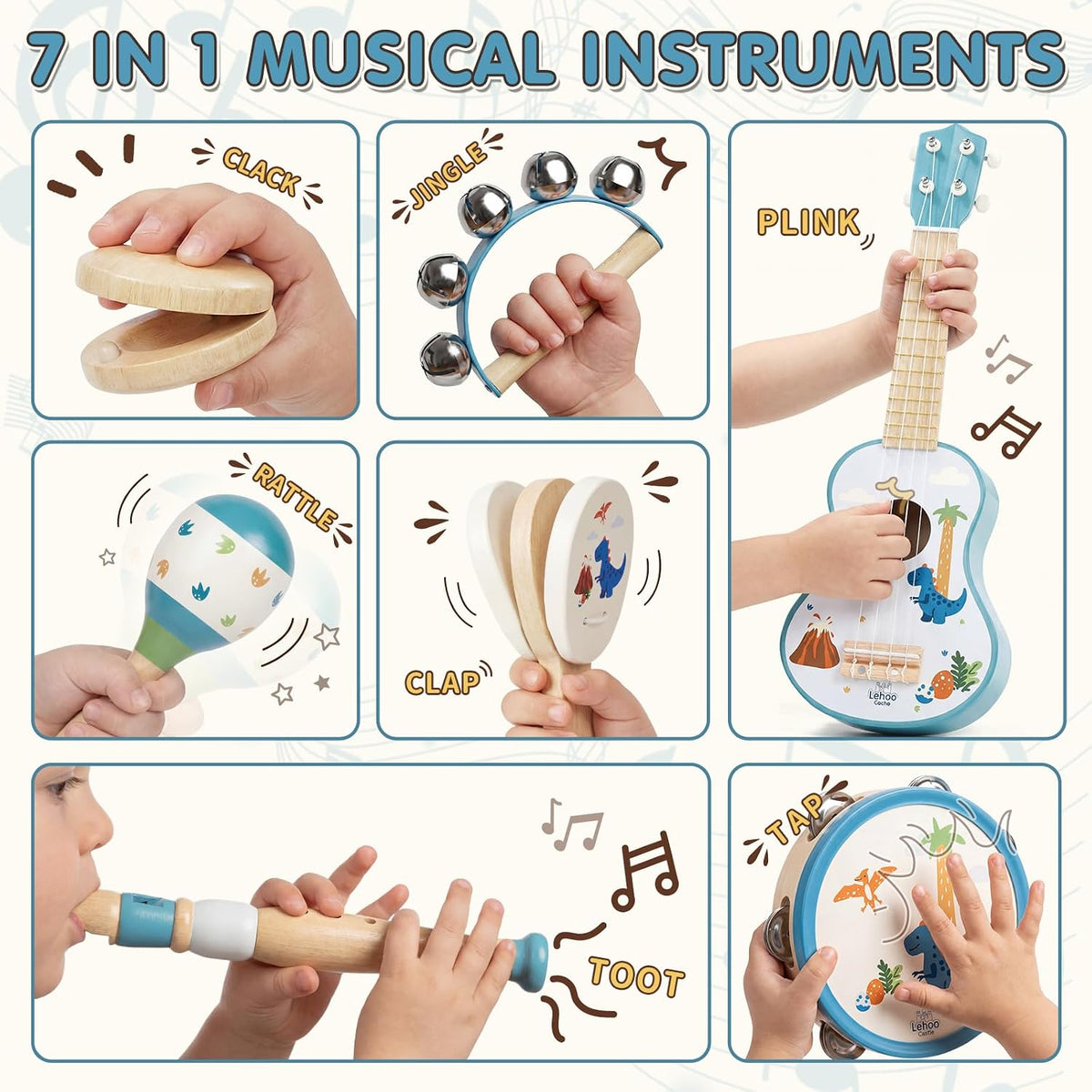Lehoo Castle Kids Guitar Set - image 2