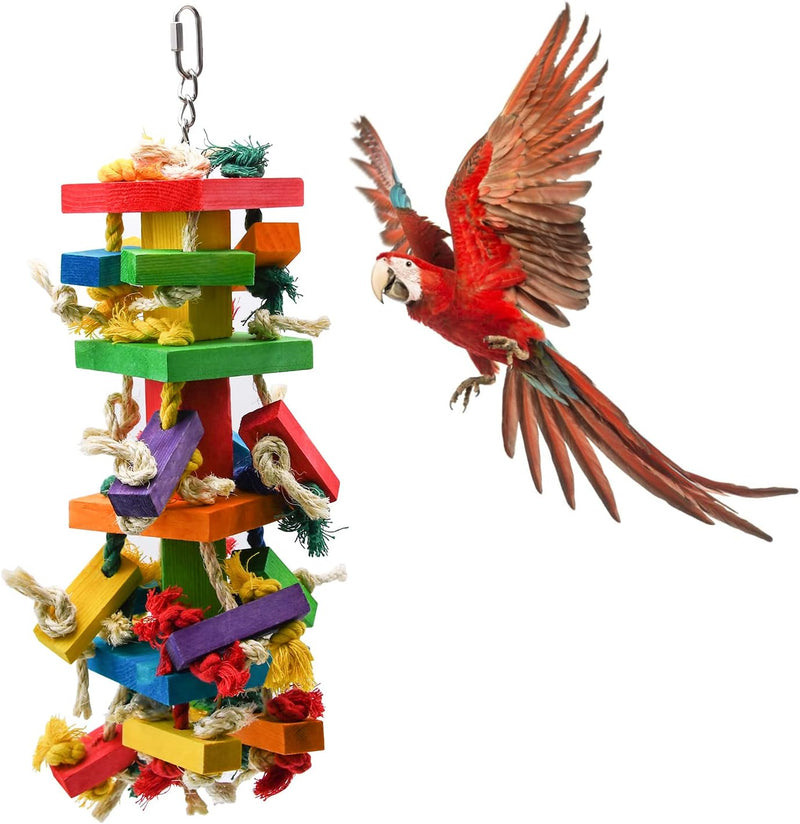 RUBY.Q 20in Large Parrot Toy - 1 Pack