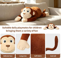 CSVBTRF Weighted Stuffed Animals - Orange Monkey - image 3