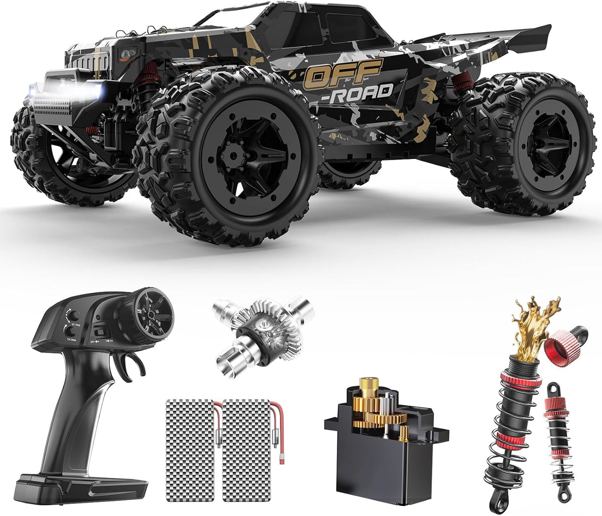 DEERC 9309E RC Cars for Adults 40KPH - 1:16 Black 9309E