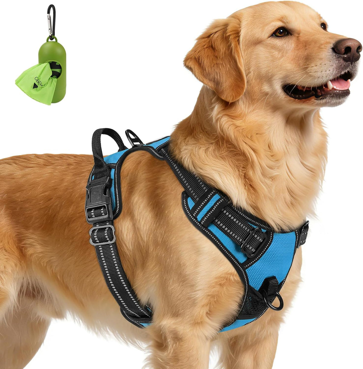 Joytale No Pull Dog Harness Medium Sized Dog, Front Clip - X-Large / SkyBlue