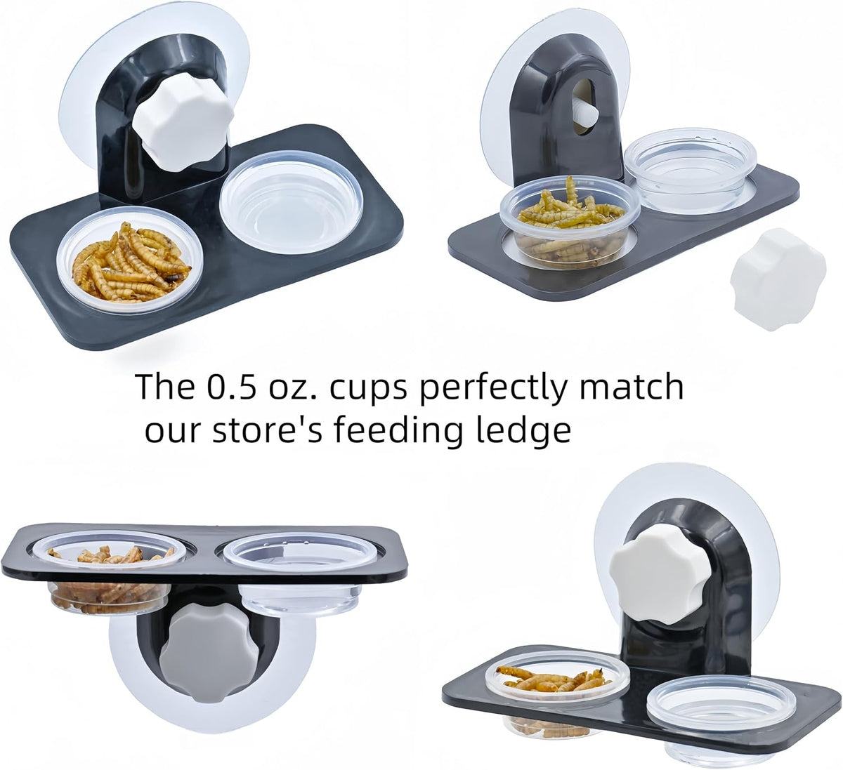 Lizard Crested Gecko Food Water Feeding Cups - 200 cups - image 3