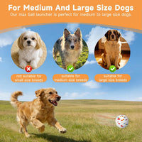 Automatic Dog Ball Launcher, 6 ETPU Balls - Grey-XL - image 4