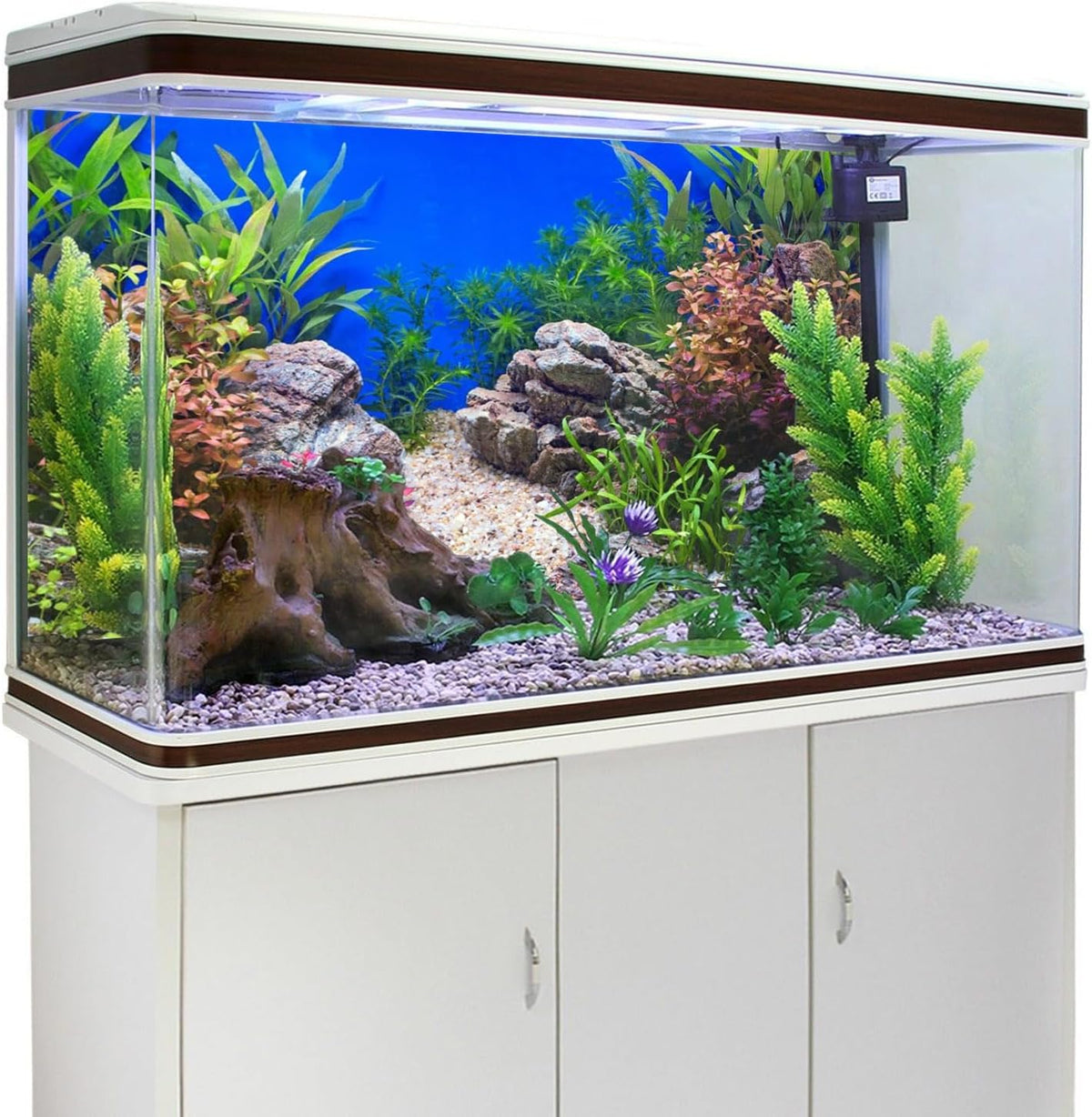 AWERT 30x18 in Aquatic Plant Fish Tank Background Stone Aquarium - 60x24in/150x60cm - image 3