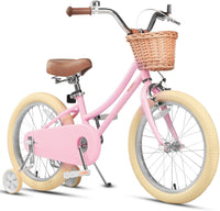 Petimini 12 14 16 18 20 Inch Kids Toddler Bike for Boys Girls – Fun for Kids & Family - Pink / 18 Inch