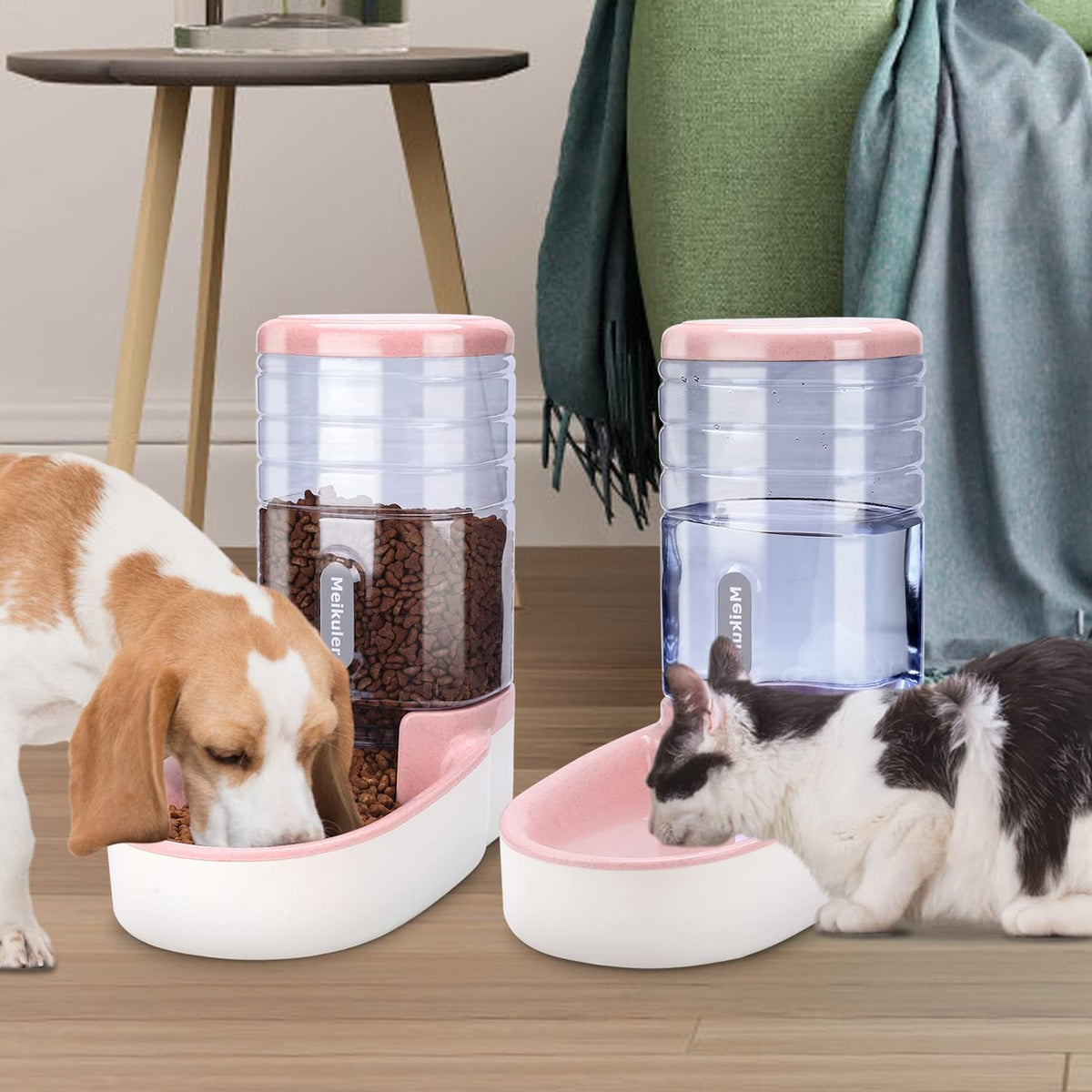 Meikuler Pets Auto Feeder 5.2L - Pink - image 3