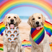 Halloween Dog Bandanas Large 2PCS - pride-26-RB CB / Small - image 4