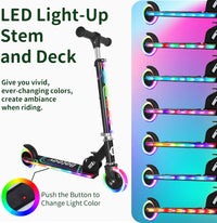 BELEEV V2 Scooters for kids Light-Up Wheels & Stem & Deck - Black - image 3